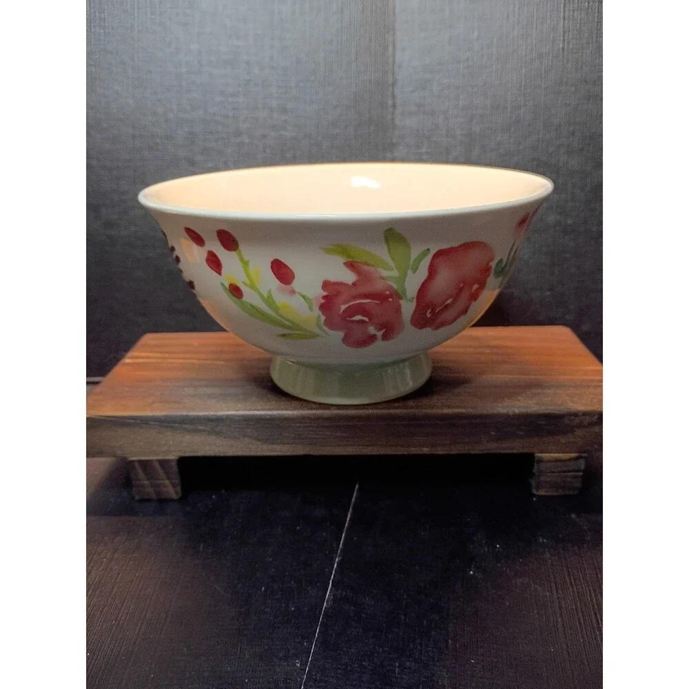 Threshold Corinna Floral Stoneware Soup Bowl 6